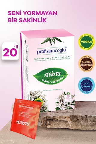 Prof Saracoglu Kediotu Bitki Çayı 20'li