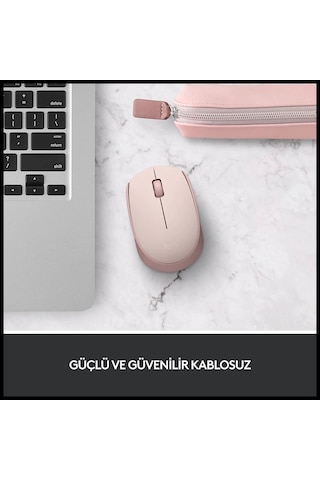 Logıtech 910-006865, M171 Rose, Usb Nano 2,4g Kablosuz, 1000dpi, Optik, 3 Tuşlu, 12ay Pil Ömrü, Mous Diğer