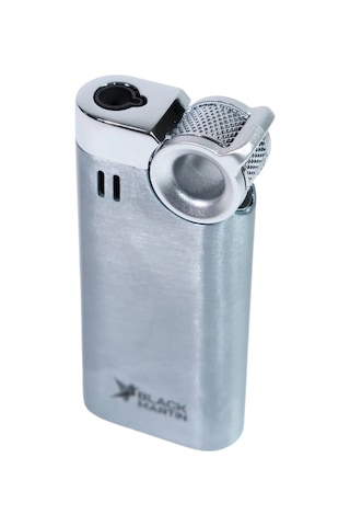 Black Martin Tek Torch Pürmüz Gümüş Puro Çakmağı - Tr9288