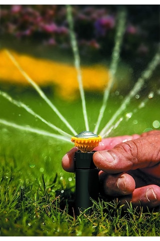 Lexroo 22safpropr Basınç Düzenleyici Yüksek Verimli Pro Döner Sprinkler, 360 Tam Desen, 17'