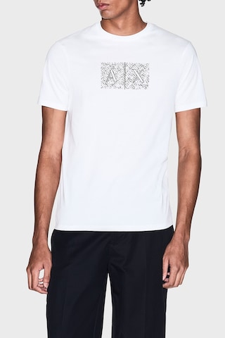 Armani Exchange Erkek T Shirt Xm002784 Af10356 U0009 Beyaz Beyaz