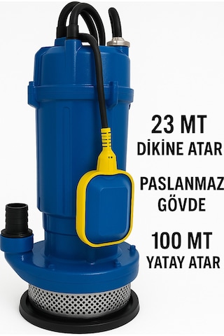 Şamandıralı Dalgıç Temiz Ve Kirli Dere Kuyu Su Motoru Drenaj Dalgıç Su Pompası 0.75 Hp 55kw
