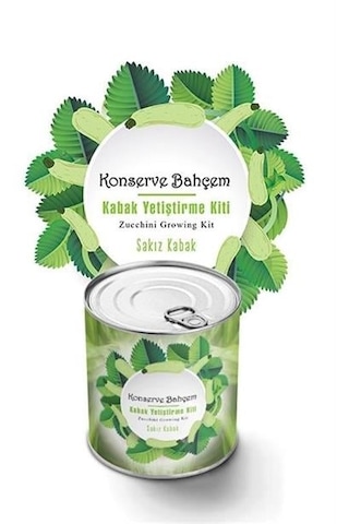 Buffer Konserve Bahçem Evde Konservede Sakız Kabak Yetiştirme Kiti