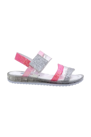 Kız Çocuk Bebe-patik Ortopedik Sandalet Gümüş - Pembe