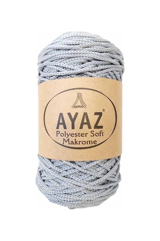 Ayaz Polyester Soft Makrome Ipi 1195 Açık Gri