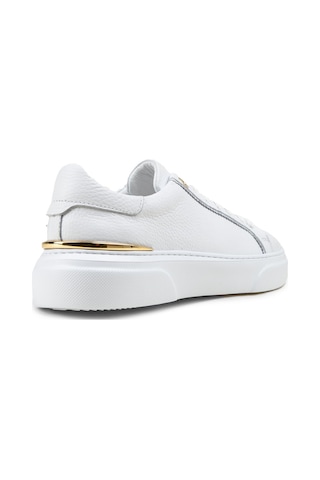 Deery Kadın Hakiki Beyaz Deri Sneaker Ayakkabı - 00502zbyze01
