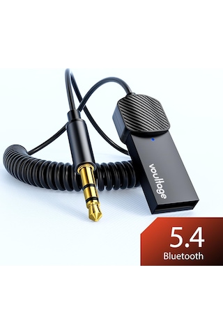 Voultage Bluetooh 5.4 Aux Jak Kablosuz Araç Ses Dönüştürücü Kiti Sku: Smg8690010053695