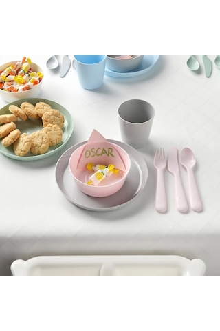 Ikea 204.613.78 6'lı Paket Plastik Kase Tabağı Çok Renkli Sku: Smg8690010536020 Açık Mavi