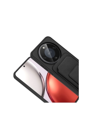 Honor Magic 8 Lite 5g Kılıf Kartlıklı Tpu Bikart Kılıf Siyah