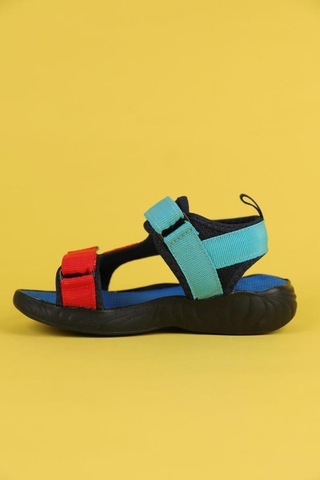 Dudino Coconut Hafif Taban Işıklı Ortopedik Çocuk Sandalet Mavi