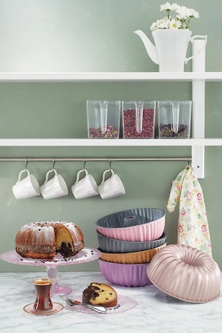 Emsan Griss Hardstone Gri Kek Kalıbı 24 CM