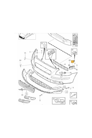 Volvo S40 V50 Ön Tampon Yan Braketi Sağ 2005-2012