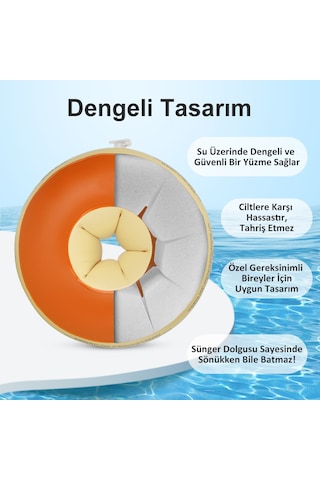 Spongy İleri Seviye Yüzme Yardımcısı Ts0204 S 11-30 Kg Turuncu