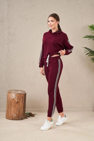 Pjs 23574 Kapüşonlu Kadın Eşofman Takım 001