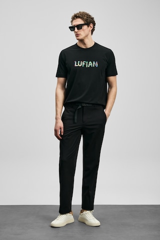 Lufian Torın Smart Erkek Chino Pantolon Slim Fit Siyah Siyah 111190372100100