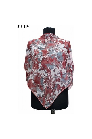 Sharell Desenli Soft Pamuk Eşarp 318-119 Çok Renkli