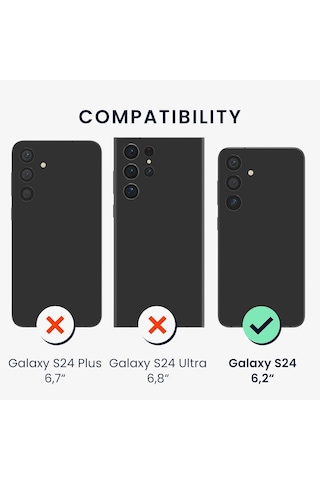 Teknomoda Samsung Galaxy Uyumlu S24 Kılıf 360 Şeffaf Ön Arka Korumalı Şeffaf Silikon