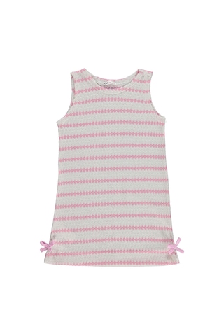 Civil Girls Fiyonklu 6-9 Yaş Elbise - Pembe Koyu Pembe