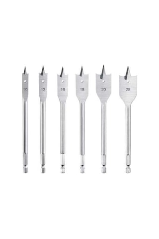 Sgs V6 Parça Ahşap Yaprak Matkap Ucu Seti