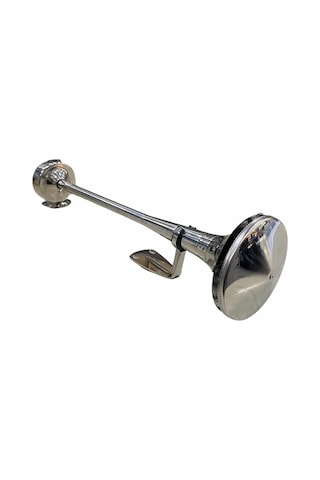 Havalı Korna Tekli Krom 520 Mm Marin Valf Ve Bobin Mevcut Değil