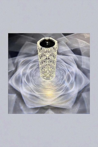 3 Renkli Dokunmatik Şarjlı Masa Lambası Beyaz