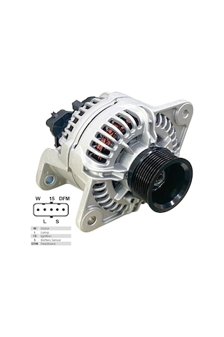 Bosch 24v Alternatör Dinamo 150 A 5 Fiş Soketli W-l-15-s-dfm Renault-volvo