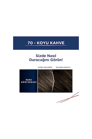 Schwarzkopf Men Perfect Saç Boyası 70- Koyu Kahve-kolay Ve Hızlı Beyaz Kapama - 3 Adet