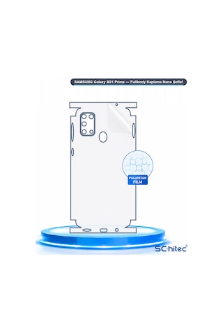 Samsung Galaxy M31 Prime Uyumlu Fullbody Arka Kaplama Hidrojel Koruyucu Film 72094376