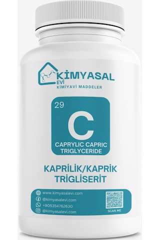 KAPRİLİK/KAPRİK TRİGLİSERİT-CAPRYLIC CAPRIC TRIGLYCERIDE hammadde 500g