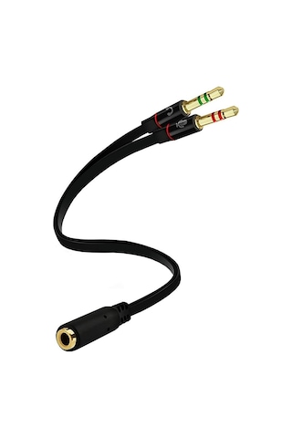 Kulaklık Mikrofon Ayırıcı Kablo Çevirici 3.5mm