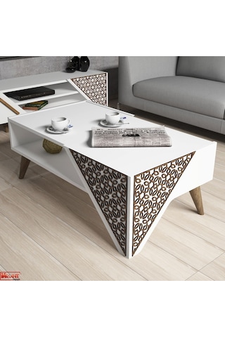 Variant Beril Orta Sehpa - Beyaz