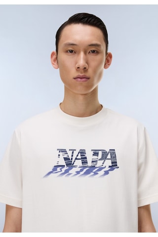 Napapijri S-lodestar Ss Erkek T-shirt-31973 Beyaz