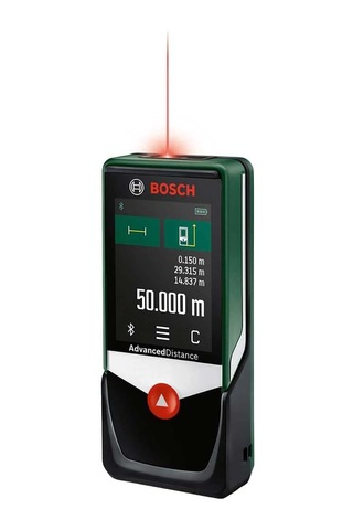 Advanceddistance 50c Dijital Lazerli Uzaklık Ölçer 50 M'ye Kadar Mesafeyi Hassas Ölçün, Dokunmatik Ekran, Entegr