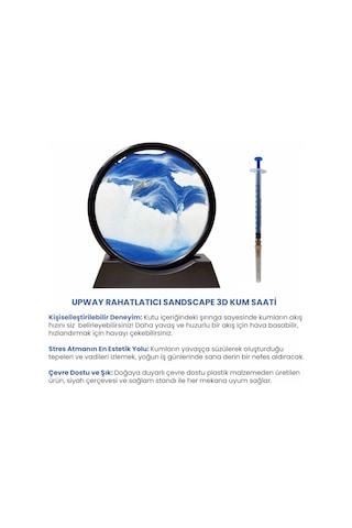 Upway Sandscape 3d Kum Sanatı Saati Huzur Ve Estetik Bir Arada Hediyelik