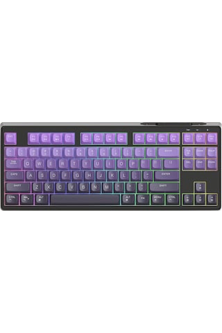 M87 2.4g Bt5.0 Çift Bağlantılı Tft Led Ekranlı Rainbow Gaming Oyuncu Klavye