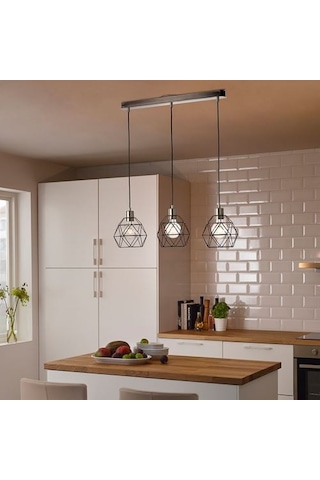Ikea Brunsta Sarkıt Lamba Abajur Başlığı, Siyah, 20 Cm