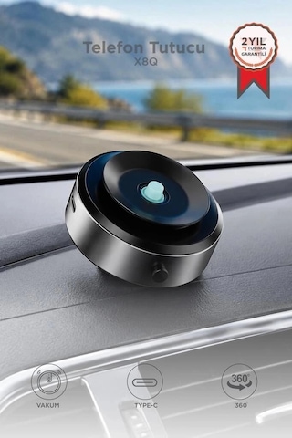 Delux Serisi Torima Telefon Tutucu X8q Gümüş Taşınabilir Stant Ofis Aparatı