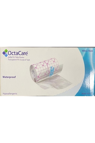 14115 Şeffaf Pu Su Geçirmez Banyo Bandı Flaster 10mx15cm