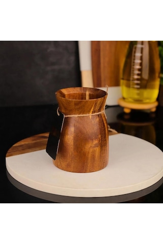 Mien Dayanıklı Akasya Bohem Kaşıklık -7b96 Kahverengi