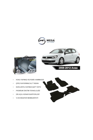 Vw Golf 6 Paspas Sahler 4.5D Havuzlu 2008-2012 Arası