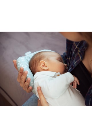 Babyjem Emzirme Yastığı Mint Çiçek