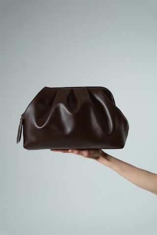 Buly Clutch Çanta Acı Kahve