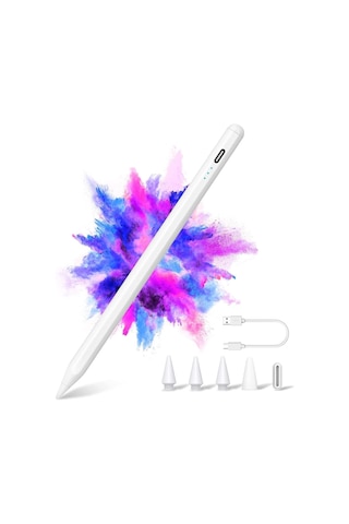 Xıron İpad Uyumlu 2018-2024 İçin Stylus Kalem, Hızlı Şarj/avuç İçi Reddetme/eğme İşlevi, İpad Uyumlu Pro 11"/12.9"/13" 2024 M4, İpad Uyumlu 10. Nesil/9. Nesil-6. Nesil, Air 5/4/3. Nesil/11"& 13" M2, Mini 6/5. Nesil.