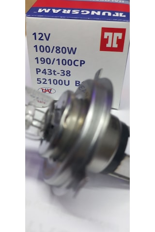 Rally Tırnaklı Tungsram 12v H4 Ampul 100/80w P43t