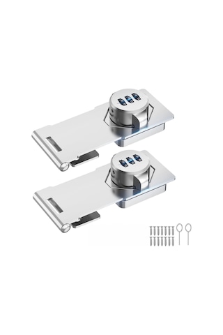 Springsun Çocuk Güvenliği İçin 180 Derece Dönebilen Çiftli Kasa Kilit Seti - 2 Adet