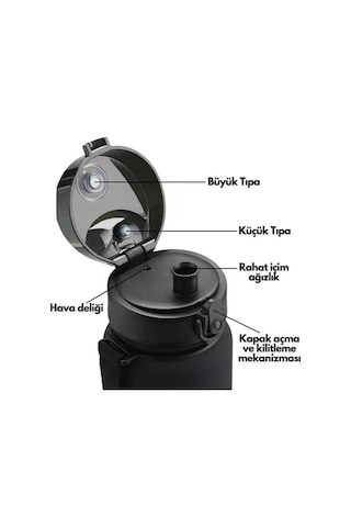 Uzspace Tritan Matara 500 Ml. 1215 - Mor