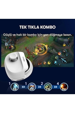 Memo Mb01 Oyun Tuşu - Beyaz Tdrtr