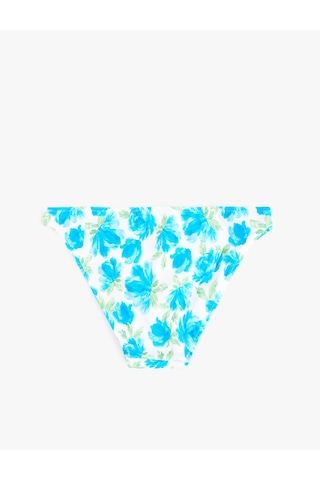 Koton Çiçekli Bikini Altı Mavi Desenli 6sak00207mm