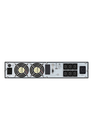 Easy Ups Srvs3krı 1 Ph Çevrimiçi, 3kva, Kabinete Monte 2u, 230v, 6x Iec C13 + 1x Iec C19 Çıkış, Akıllı Kart Slot, Lcd, Ray Kitsiz