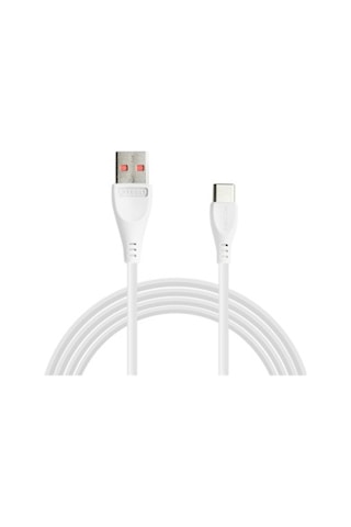 Ktools Eco 2A 1 Metre Beyaz Type C Data Kablo